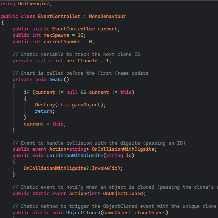 C++ code displayed in Visual Studio IDE